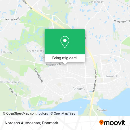 Nordens Autocenter kort