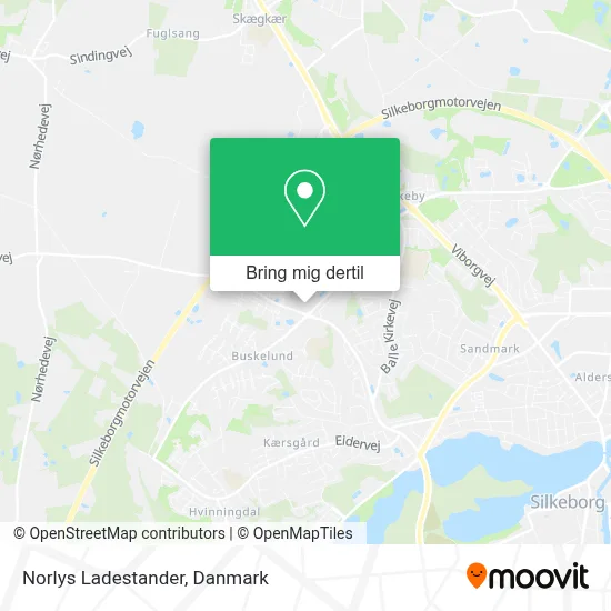 Norlys Ladestander kort