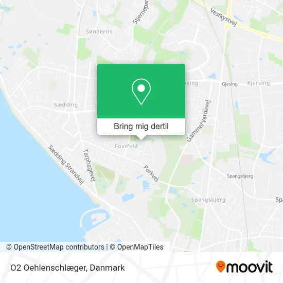 O2 Oehlenschlæger kort