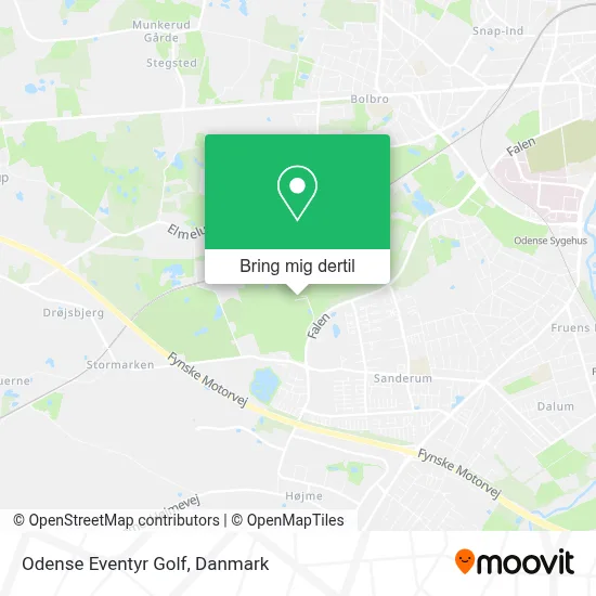 Odense Eventyr Golf kort
