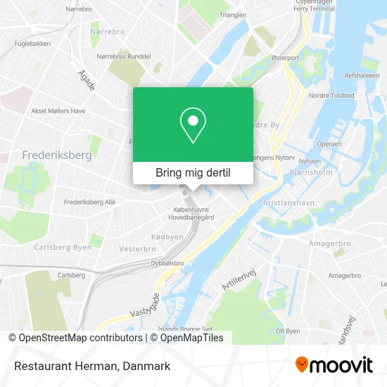 Restaurant Herman kort