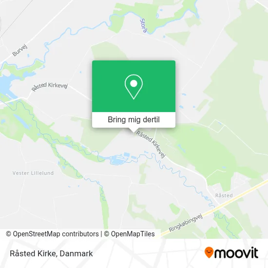 Råsted Kirke kort