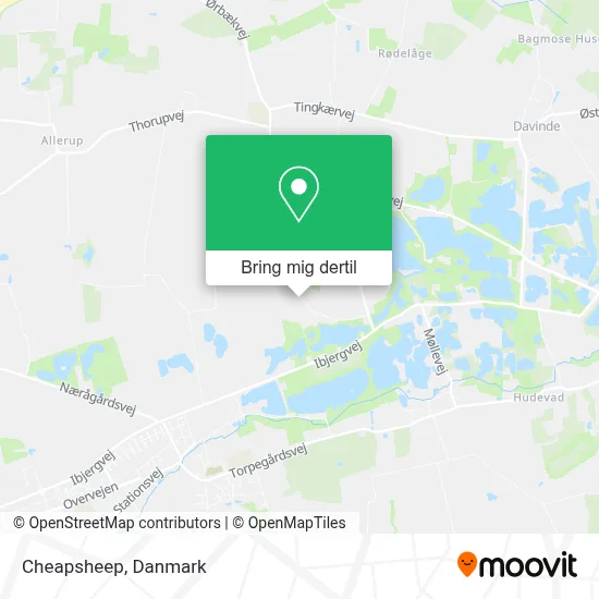 Cheapsheep kort