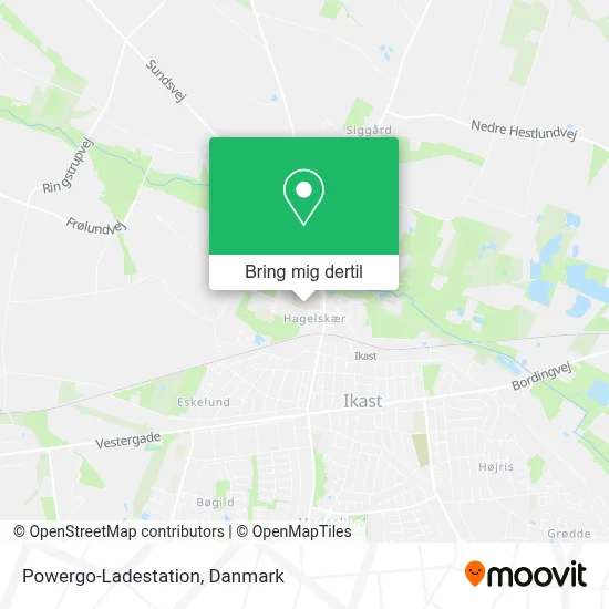 Powergo-Ladestation kort