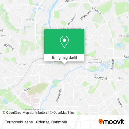 Terrassehusene - Odense kort