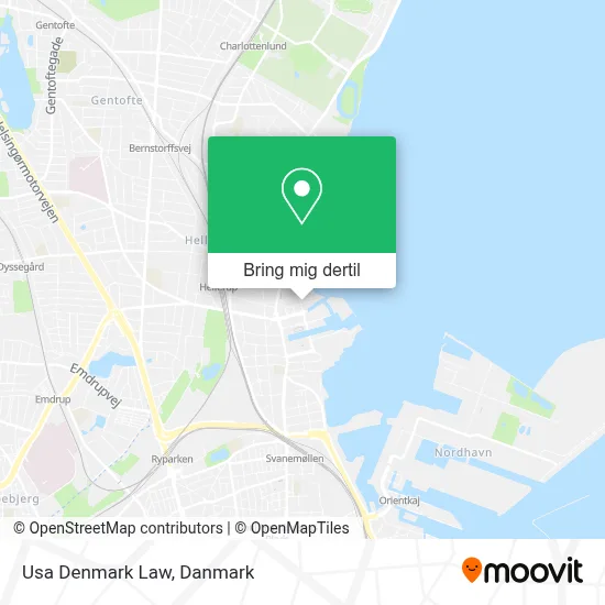 Usa Denmark Law kort