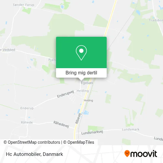 Hc Automobiler kort