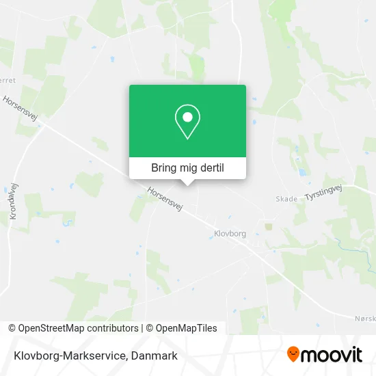 Klovborg-Markservice kort