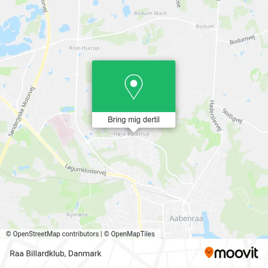 Raa Billardklub kort