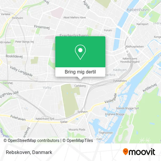 Rebskoven kort