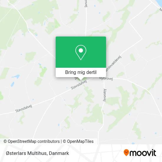 Østerlars Multihus kort