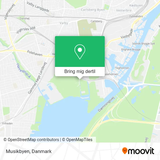 Musikbyen kort