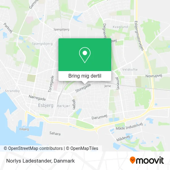 Norlys Ladestander kort
