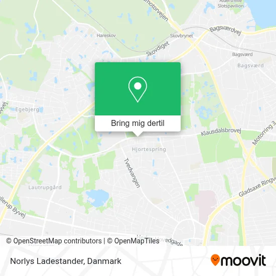 Norlys Ladestander kort