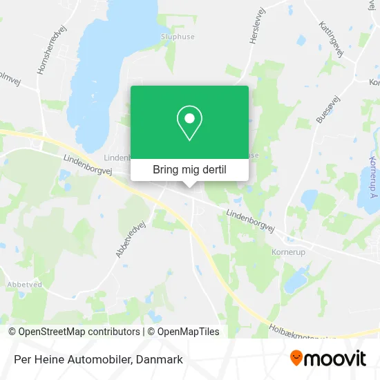Per Heine Automobiler kort