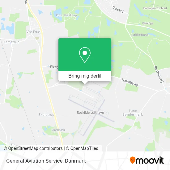 General Aviation Service kort