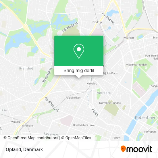 Opland kort