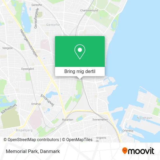 Memorial Park kort