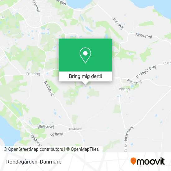 Rohdegården kort