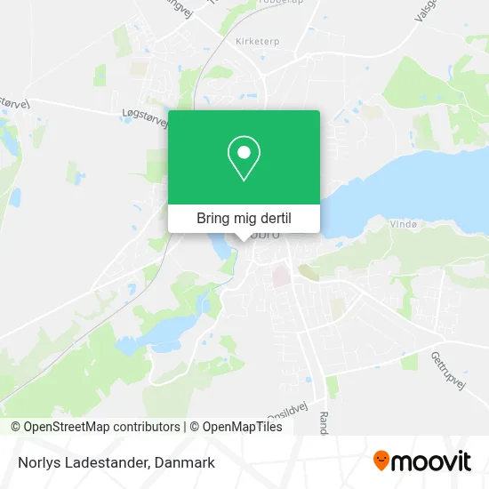 Norlys Ladestander kort