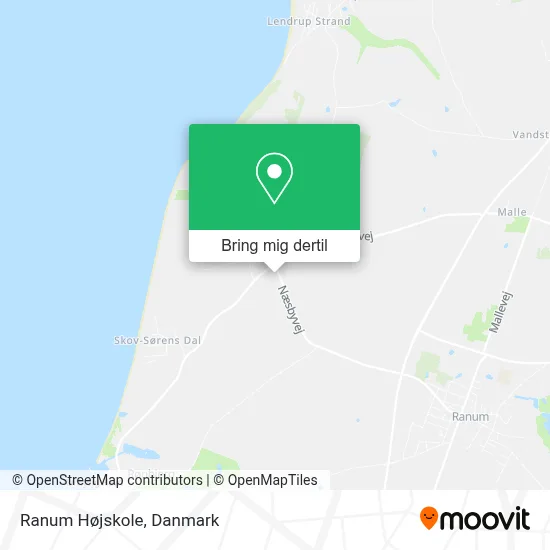 Ranum Højskole kort