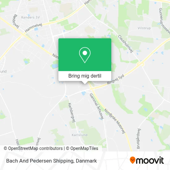 Bach And Pedersen Shipping kort