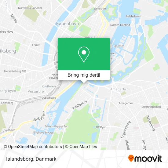 Islandsborg kort