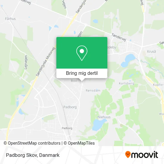 Padborg Skov kort