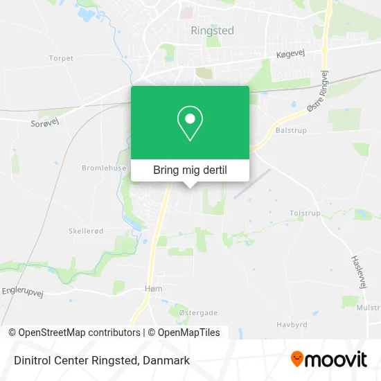 Dinitrol Center Ringsted kort