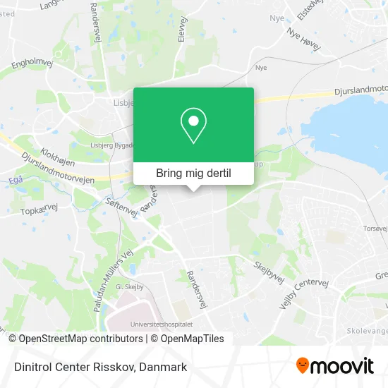 Dinitrol Center Risskov kort