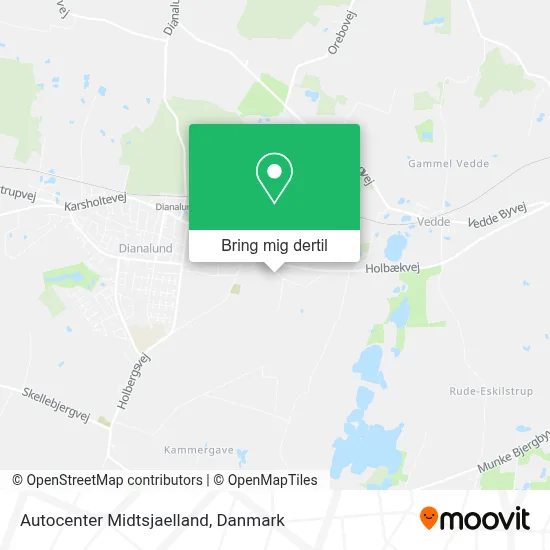 Autocenter Midtsjaelland kort