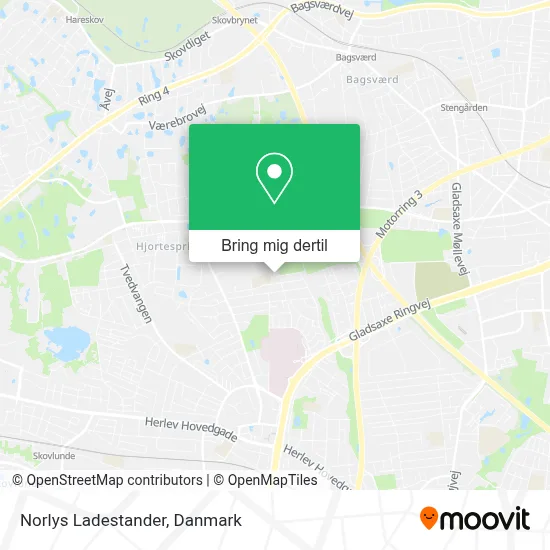 Norlys Ladestander kort