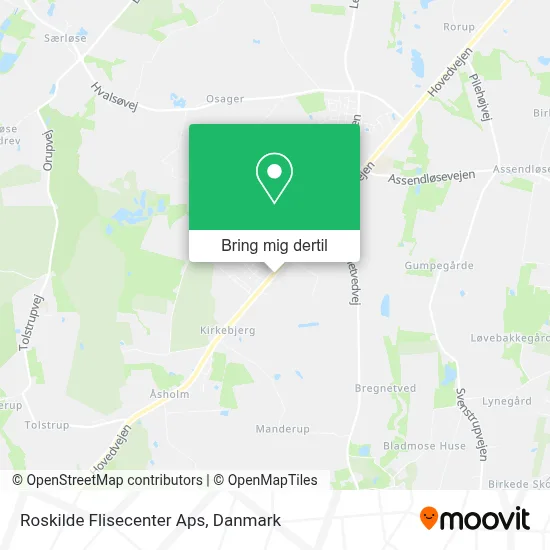 Roskilde Flisecenter Aps kort