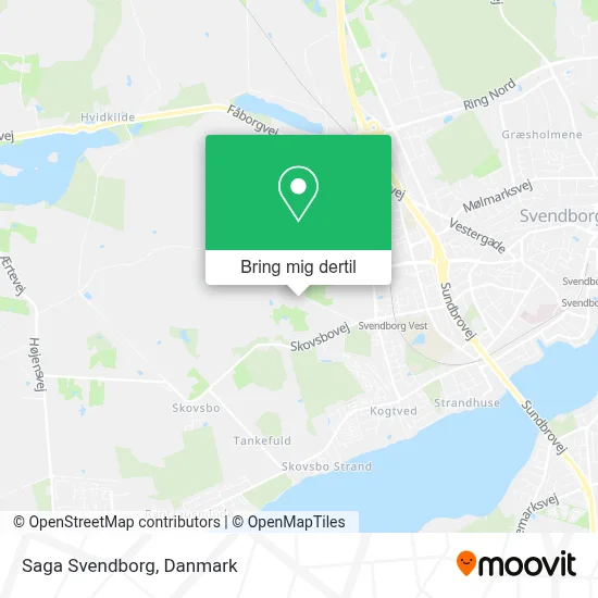 Saga Svendborg kort