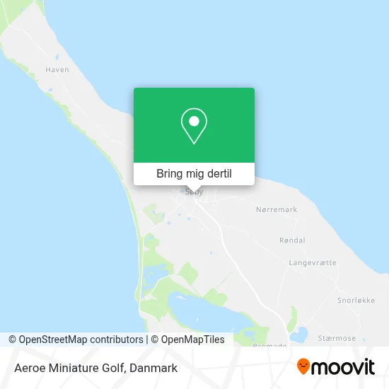 Aeroe Miniature Golf kort