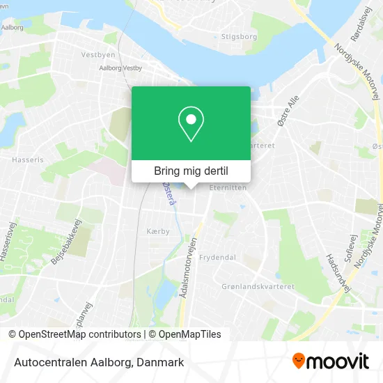 Autocentralen Aalborg kort