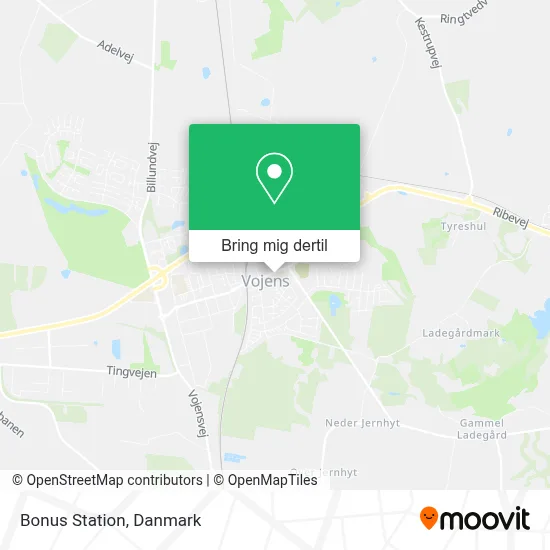 Bonus Station kort