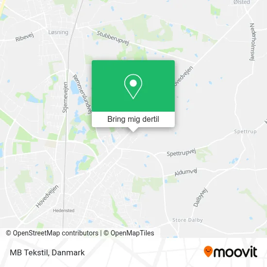 MB Tekstil kort