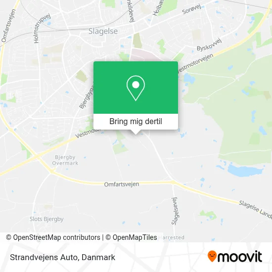 Strandvejens Auto kort