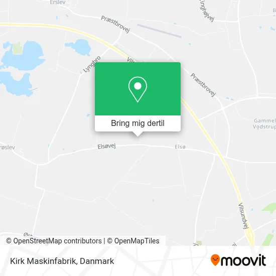 Kirk Maskinfabrik kort