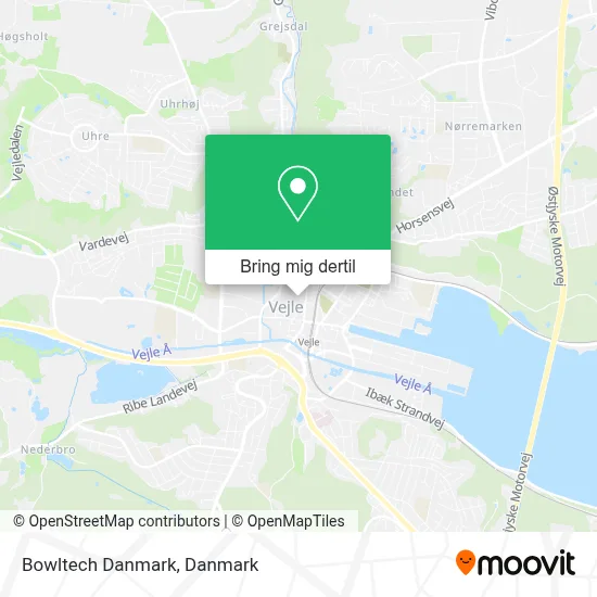 Bowltech Danmark kort