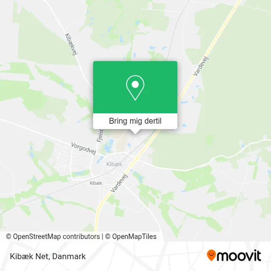 Kibæk Net kort