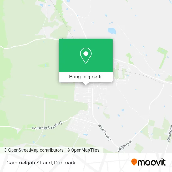 Gammelgab Strand kort