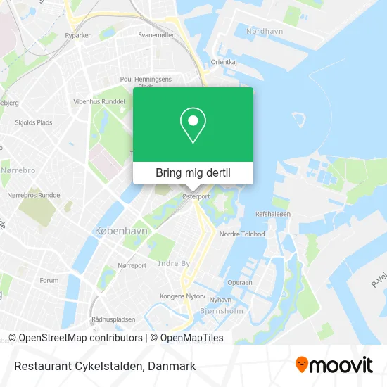 Restaurant Cykelstalden kort