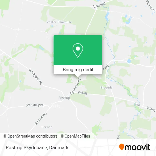 Rostrup Skydebane kort