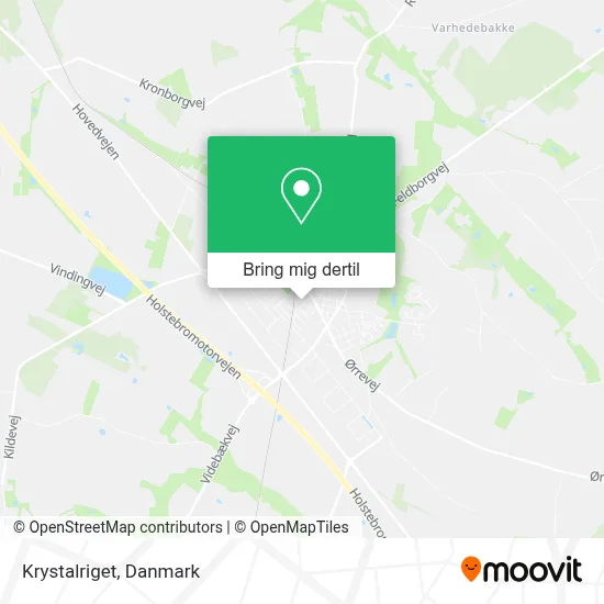 Krystalriget kort