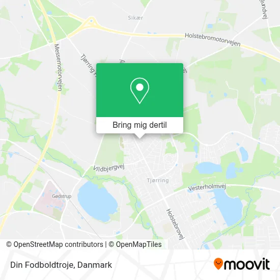 Din Fodboldtroje kort