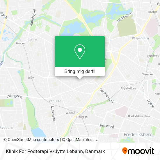 Klinik For Fodterapi V / Jytte Lebahn kort
