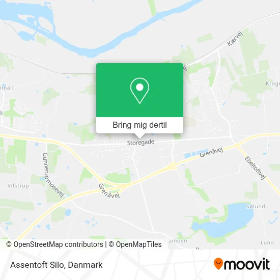 Assentoft Silo kort