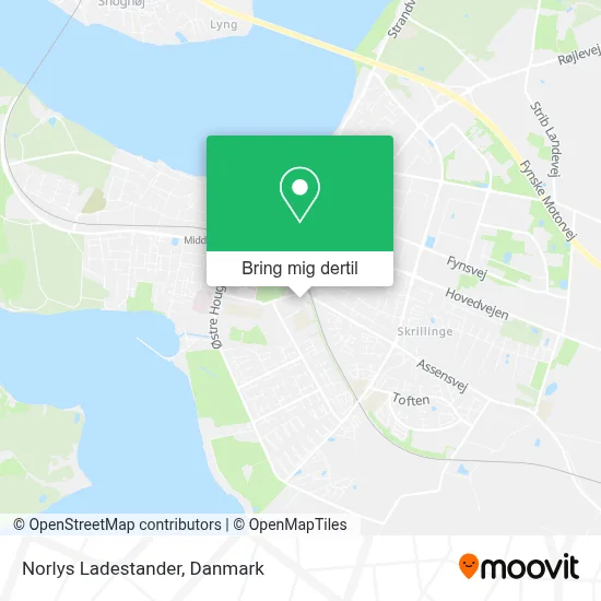 Norlys Ladestander kort